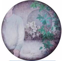 刘纪生《浮生·6》布面油画  80x80cm  2015年